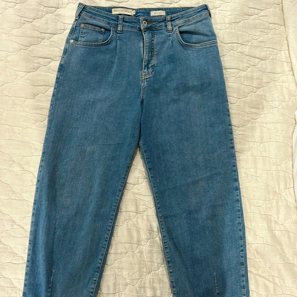 Anthropologie Pilcro and the Letterpress barrel leg jeans sz 31